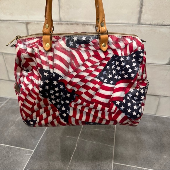 American flag purse handbag bag small red white blue 4th of July patriotic - Picture 6 of 11